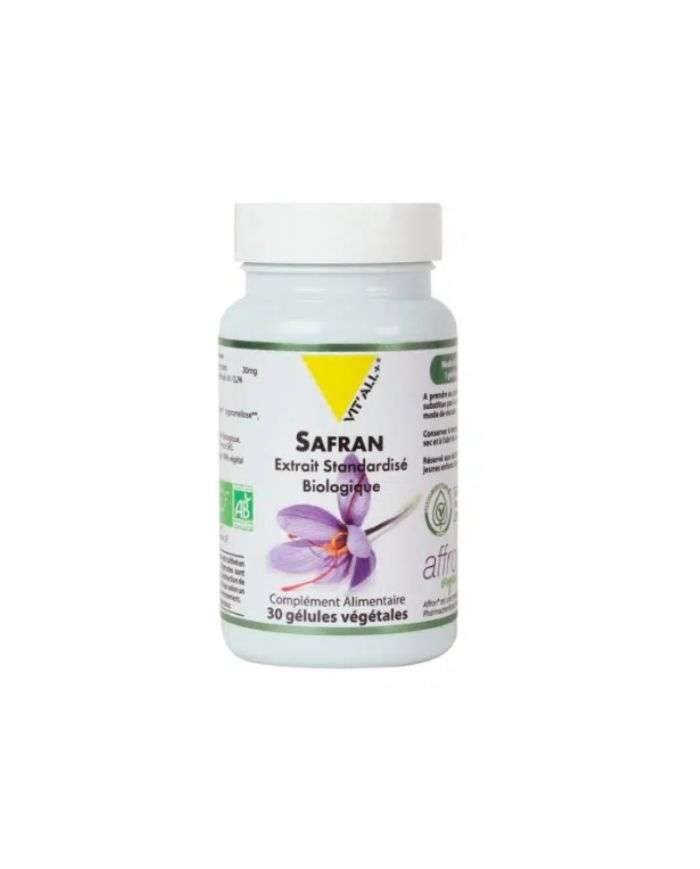 VITALL + SAFRAN 30 GELULES VEGETALES - VIT'ALL+