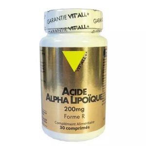 VITALL+ Acide alpha lipoique 200mg 30 comprimes - VIT'ALL+
