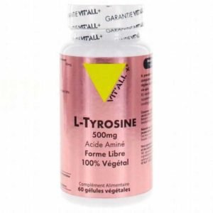 VITALL+ L TYROSINE 500 MG 60 GELULES - VIT'ALL+