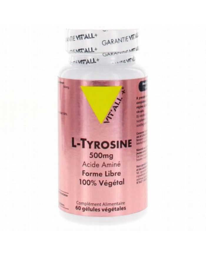 VITALL+ L TYROSINE 500 MG 60 GELULES - VIT'ALL+