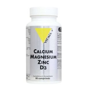 VITALL+ ZINC CALCIUM MAGNESIUM ZINC D3 90 COMPRIMES - VIT'ALL+