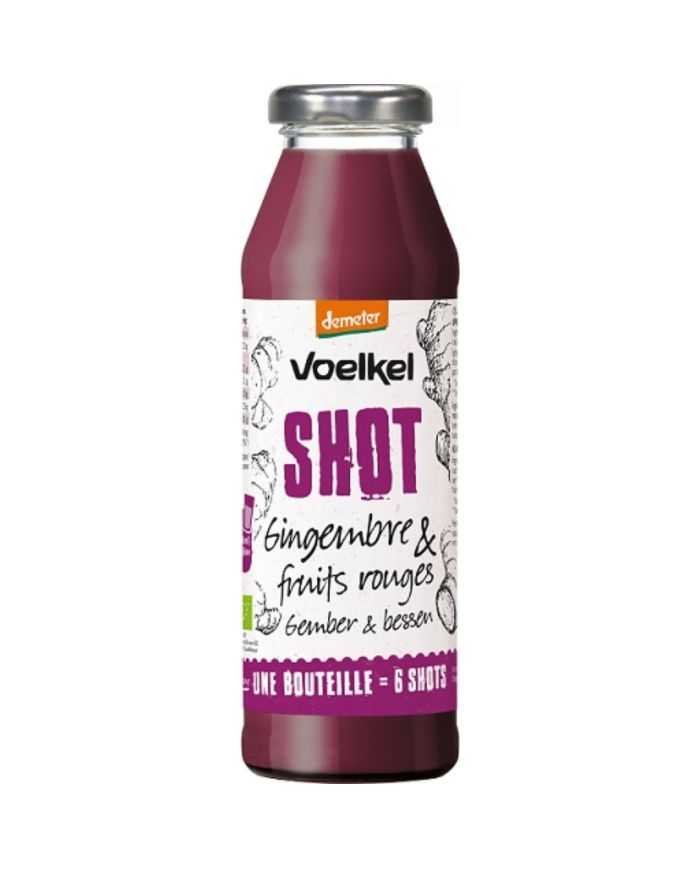 VOELKEL SHOT GINGEMBRE ET FRUITS ROUGES 280ML - VOELKEL