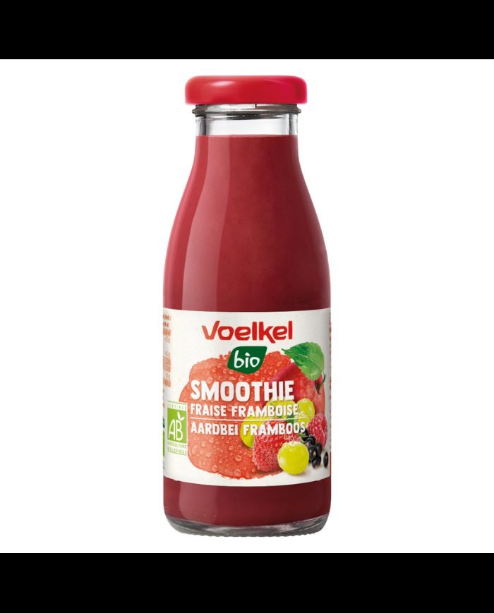 VOELKEL SMOOTHIE FRAISE FRAMBOISE 250 ML - VOELKEL