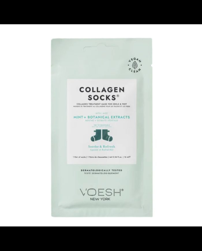 VOESH NEW YORK COLLAGEN SOCKS WITH MINT + BOTANICAL EXTRACT 16 ML - VOESH NEW YORK