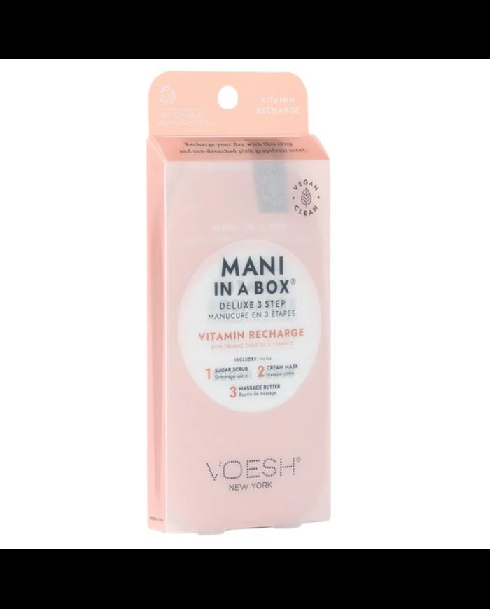 VOESH NEW YORK MANI IN A BOX DELUXE 3 STEP VITAMIN RECHARGE - VOESH NEW YORK