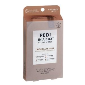 VOESH NEW YORK PEDI IN A BOX DELUXE 4 STEP CHOCOLATE LOVE - VOESH NEW YORK