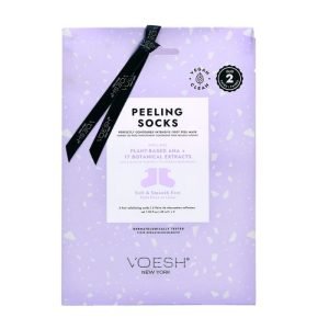VOESH NEW YORK PEELING SOCKS WITH PLANT BASED AHA + 17 BOTINICAL EXTRACTS 40 ML - VOESH NEW YORK