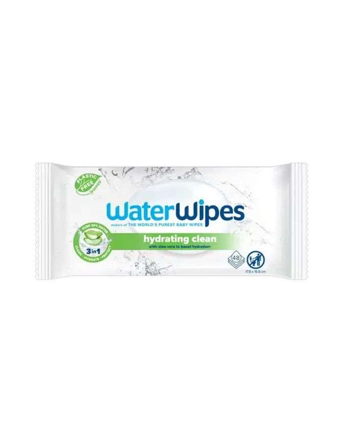 WATERWIPES LINGETTES HYDRATING CLEAN PACK DE 48 - WATERWIPES