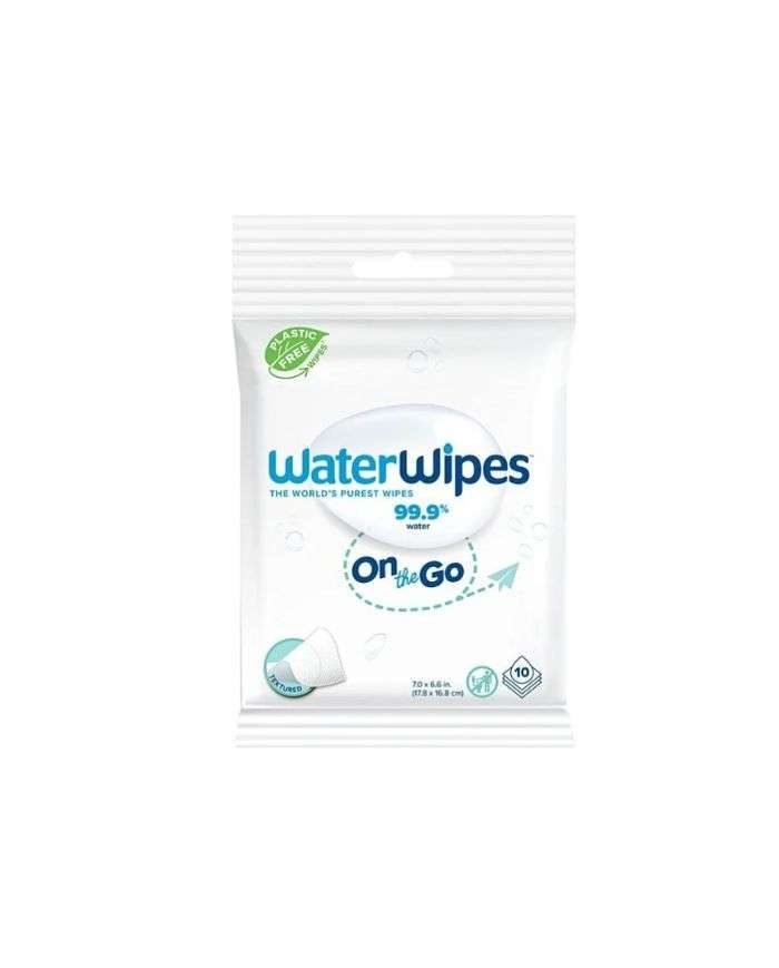 WATERWIPES LINGETTES ON THE GO PACK DE 10 - WATERWIPES