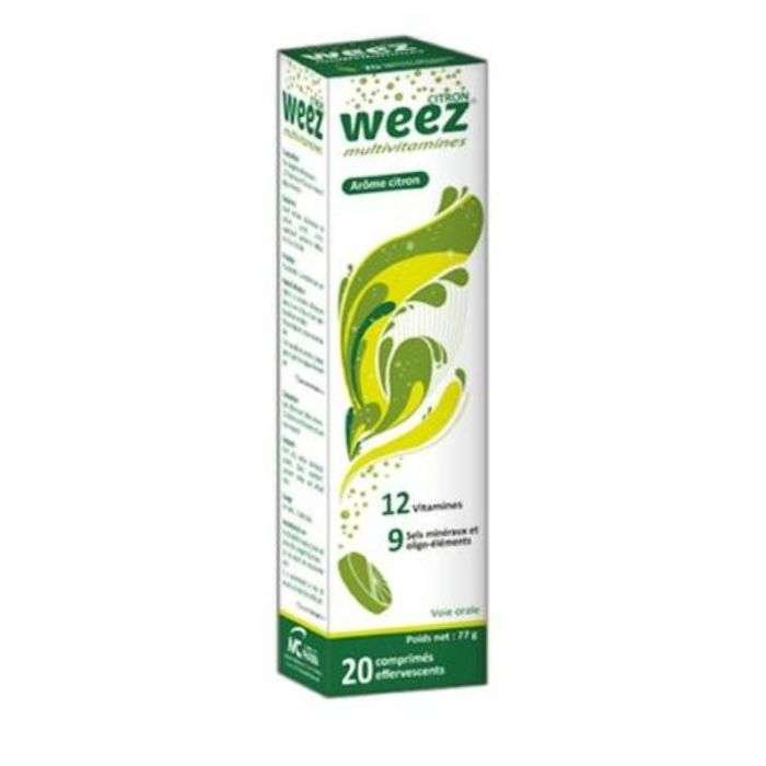 WEEZ MULTIVITAMINES CITRON 20 COMPRIMES - WEEZ