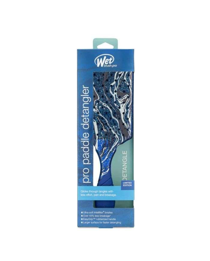 WET BRUSH PRO PADDLE DETANGLER BLEU EDITION LIMITEE - WET BRUSH