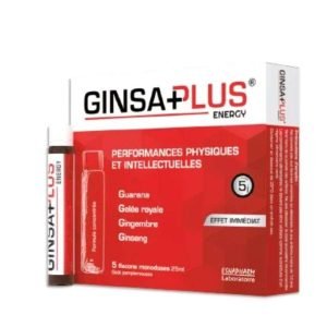 WINNER GINSA PLUS ENERGYSHOT 5 FLACONS MONODOSES 25 ML GOUT ARGUMES - WINNER NATURAL SPORT NUTRITION