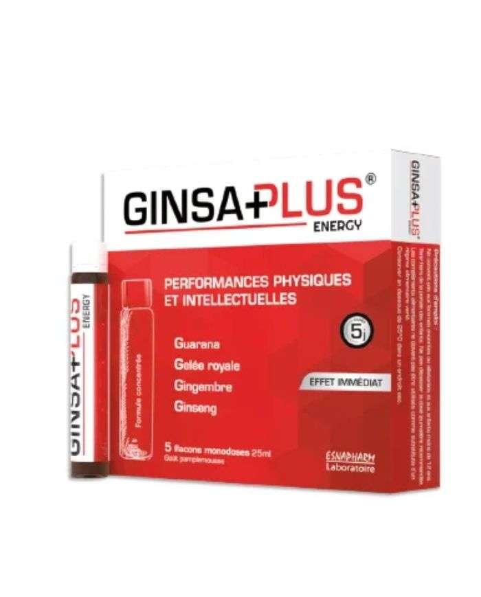 WINNER GINSA PLUS ENERGYSHOT 5 FLACONS MONODOSES 25 ML GOUT ARGUMES - WINNER NATURAL SPORT NUTRITION