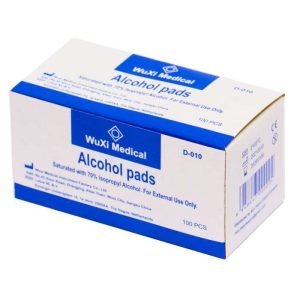 WUXI MEDICAL TAMPONS D&rsquo;ALCOOL 100 PIECES - WUXI