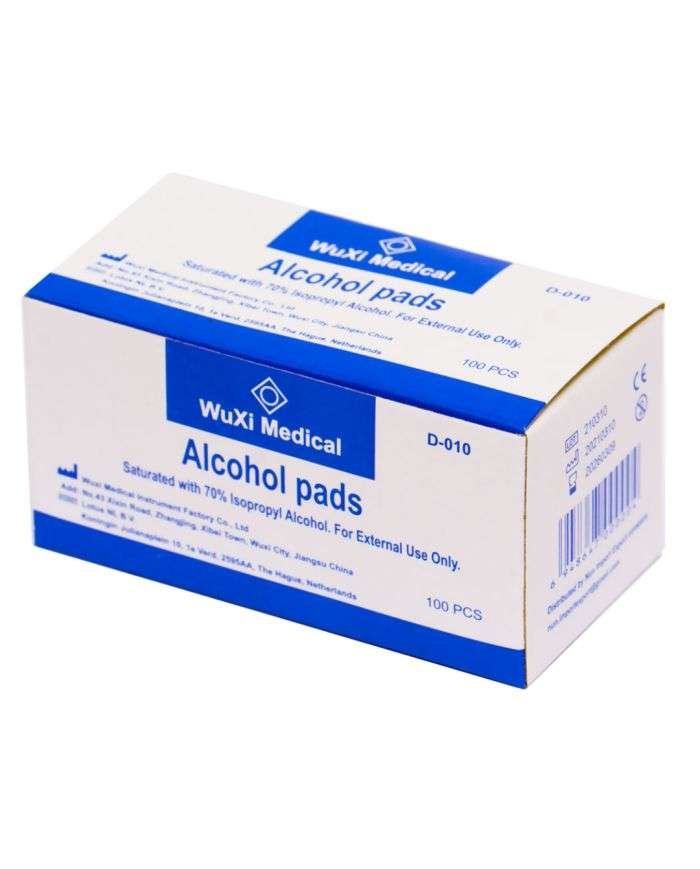 WUXI MEDICAL TAMPONS D’ALCOOL 100 PIECES - WUXI