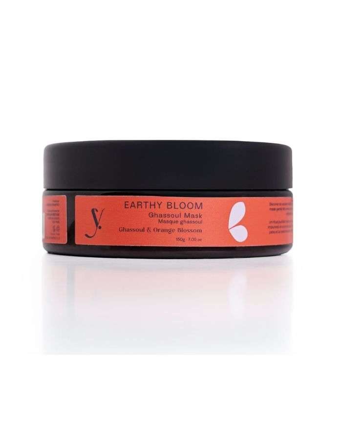 YAZINE EARTHY BLOOM MASQUE GHASSOUL A LA FLEUR D’ORANGER 150 G - YAZINE