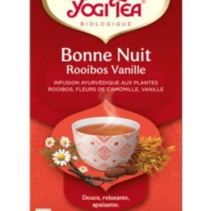 YOGI TEA BONNE NUIT ROOIBOS VANILLE 17 SACHETS - YOGI TEA