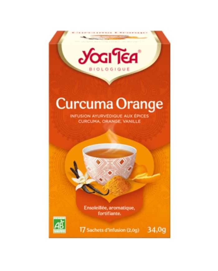 YOGI TEA CURCUMA ORANGE 17 SACHETS - YOGI TEA