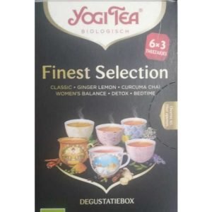 YOGI TEA FINEST SELECTION VALUE PACK 6 PAQUETS DE 17 SACHETS - YOGI TEA