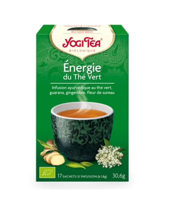 YOGI TEA ENERGIE DU THE VERT 17 SACHETS - YOGI TEA
