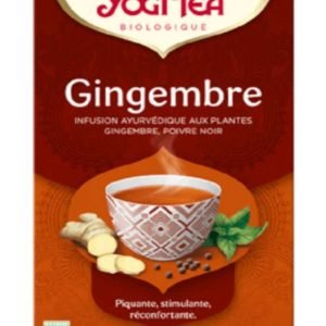 YOGI TEA GINGEMBRE 17 SACHETS - YOGI TEA