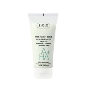 ZIAJA AHA+ MASQUE + GOMMAGE AUX ACIDES DE FRUITS 1% AHA 55ML - ZIAJA