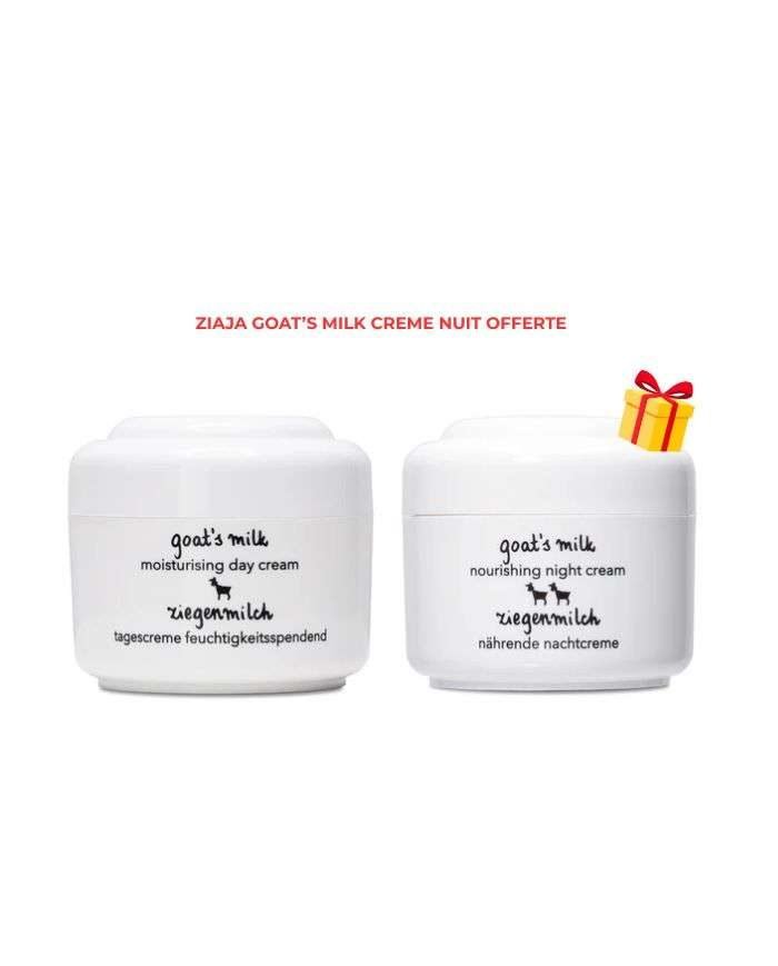ZIAJA OFFRE GOATS MILK CREME JOUR 50 ML + CREME NUIT 50ML OFFERTE - ZIAJA